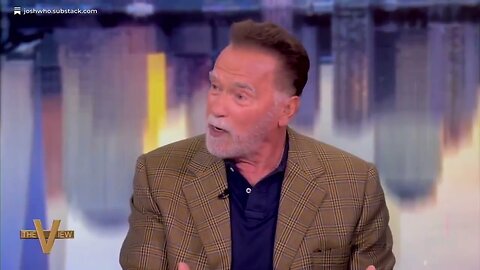 Arnold leaves the vile cast of the The View stunned when he said this😱 about Legal immigration