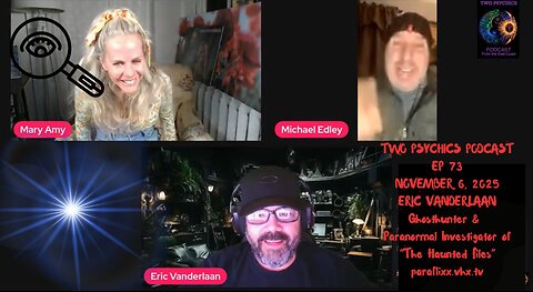 Two Psychics Ep 73 Realms & Eric Vanderlaan Ghosthunter + Paranormal Investigator The Haunted Files