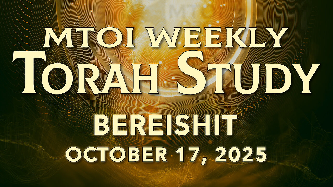 Bereishit | Genesis 1:1 - 6:8 | MTOI Torah Study