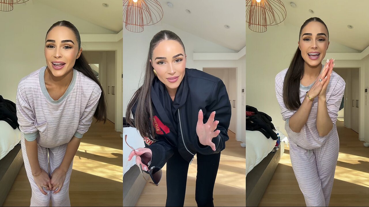 Olivia Culpo’s Football Ready Look! Game Day GRWM 🏈💄