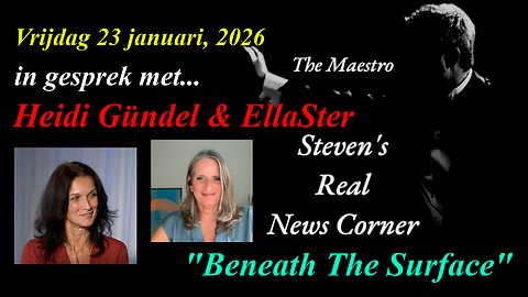 THE MAESTRO IN GESPREK MET HEIDI GÜNDEL EN ELLASTER: "BENEATH THE SURFACE" VRIJDAG 23 JANUARI 2026