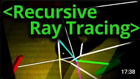 🌟 Recursive Ray Tracing EXPLAINED! 💡 How Computers Create Realistic Light 🖥️✨
