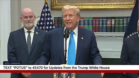 President Trump Signs Congressional Bill