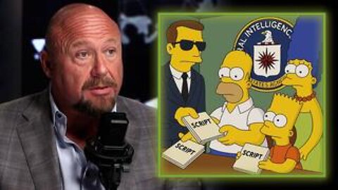 Alex Jones Reveal The Incredible Secret Of How 'The Simpsons' Has Been Able To Predict The Future!