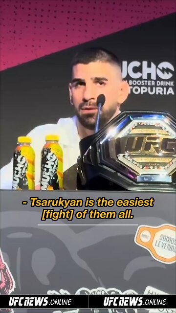 Ilia Topuria says Arman Tsarukyan is an easier fight for him than Paddy Pimblett 😳🔥👊🇪🇸 #Ilia