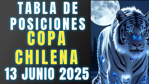 TABLA DE POSICIONES LIGA CHILE, 13 JUNIO 2025 Y GOLEADORES CRYPENATO