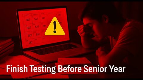 Your child needs to finish taking SAT before senior year. Here's why
