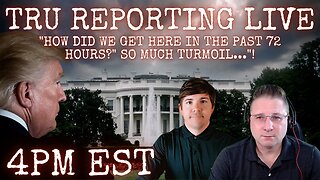 "How did we get here in the past 72 hours?" So much TURMOIL...!"
