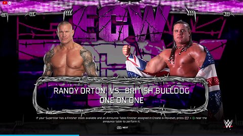 Randyorton vs British bulldog | WWE2K25
