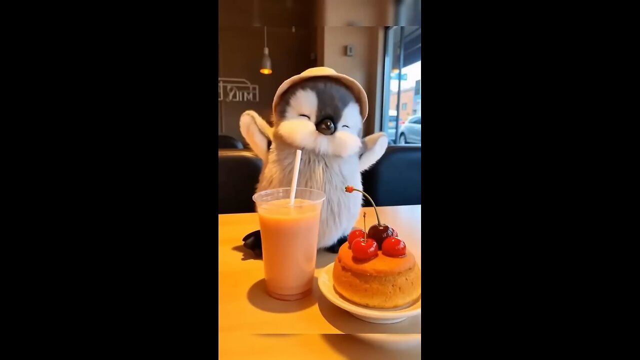 Ai Video: Supper happy pingvin