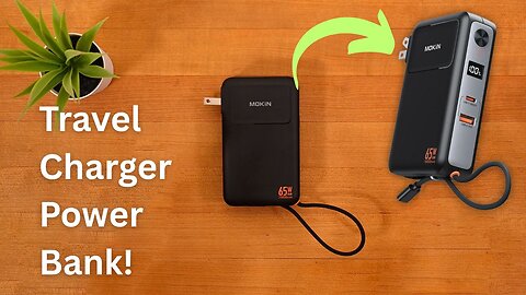 MOKiN 10,000mAh Power Bank + Charger!