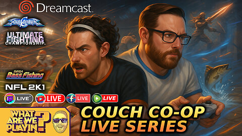 ITS DREAMCAST DAY! | NFL 2K1, Bass Fishing UFC & Soul Calibur