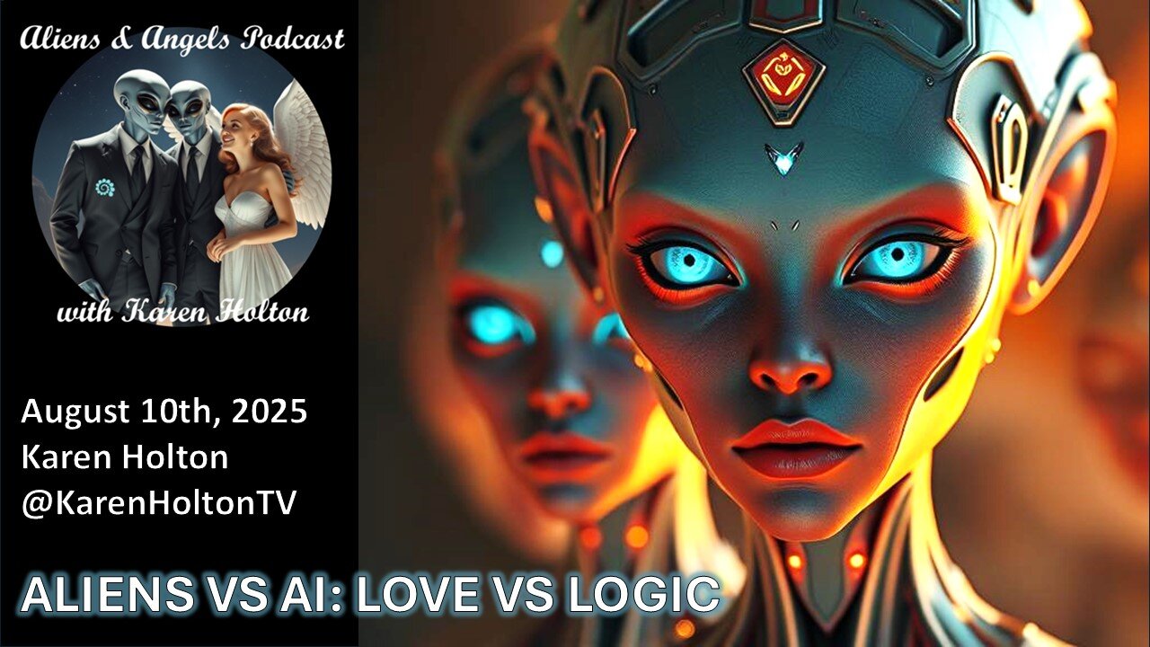 Aliens & Angels Live Podcast, August 10th, 2025 – E.T. vs A.I.: LOVE VS LOGIC