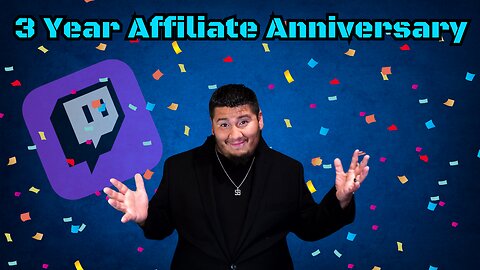 🔵🔴3 year affiliate anniversary!🔴🔵