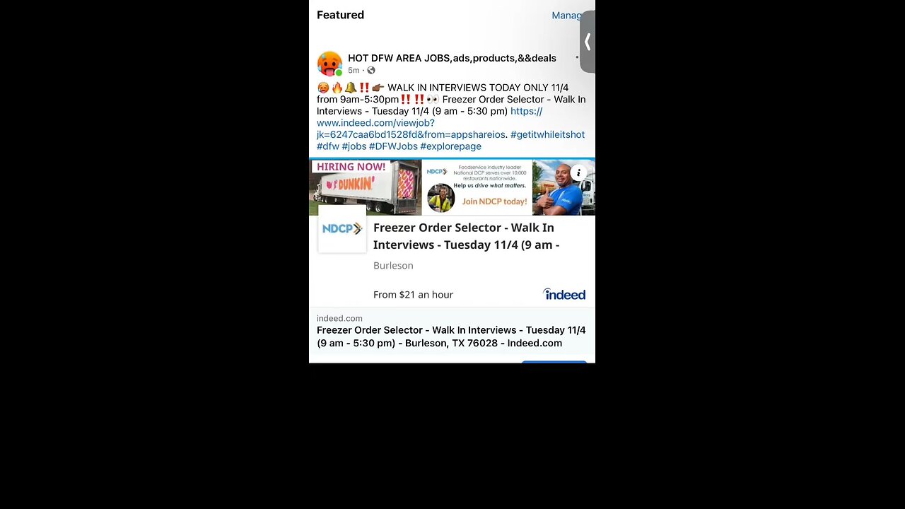 🥵🔥🔔‼️👉🏾 WALK IN INTERVIEWS TODAY ONLY 11/4 from 9am-5:30pm‼️‼️