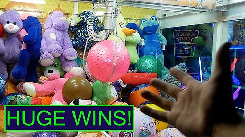 Back for BIG Claw Machine Wins!