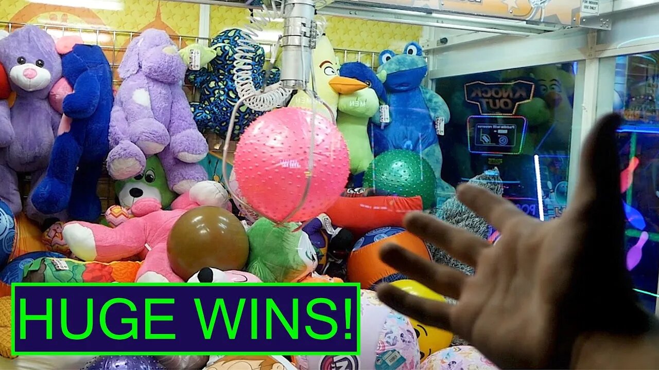 Back for BIG Claw Machine Wins!