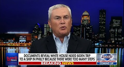 JAMES COMER: FOIA REQUEST BIDEN SHIP TRIP STEPS
			