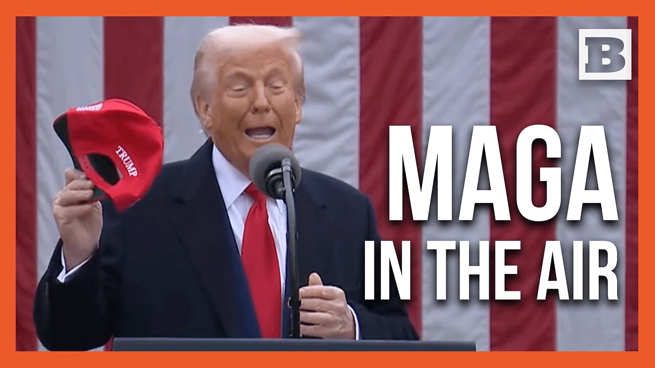 Trump Tosses MAGA Hat to Auto Workers at White House Event