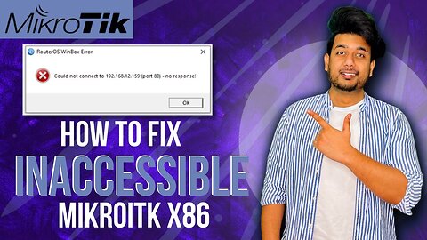 How to fix Inaccessible MikroTik Issue | MikroTik Series