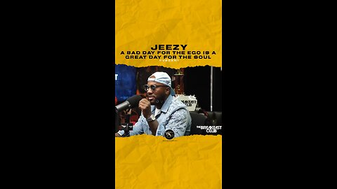 @jeezy A bad day for the ego is a great day for the soul