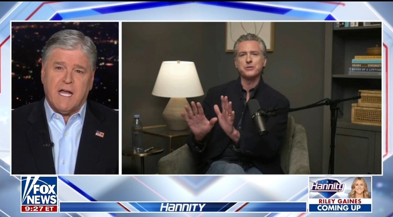 Hannity Has Questions For Gov Gavin Newsom