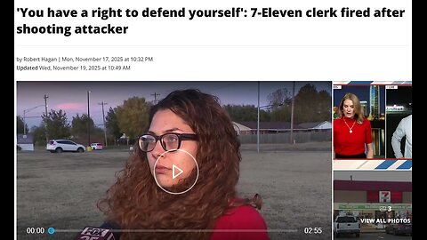 7-Eleven clerk fired after shooting attacker