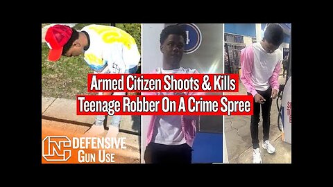 Armed Citizen Shoots & Kills Teenage Robber On A Crime Spree