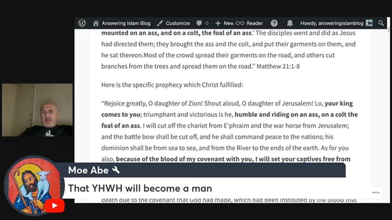 HOW WILL YAHWEH APPEAR ACCORDING TO PROPHET ZECHARIAH? HOW DO WE KNOW YAHWEH HAS A PHYSICAL BODY?