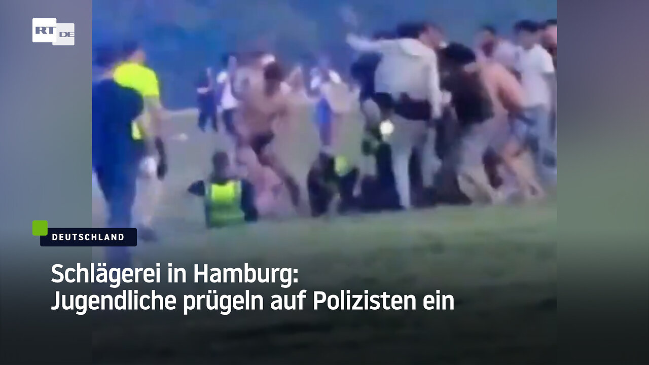 Schlägerei in Hamburg: Jugendliche prügeln auf Polizisten ein