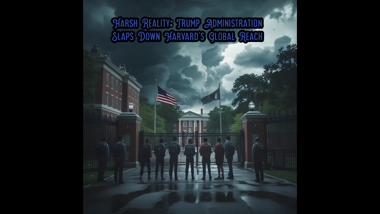 Harsh Reality: Trump Administration Slaps Down Harvard's Global Reach