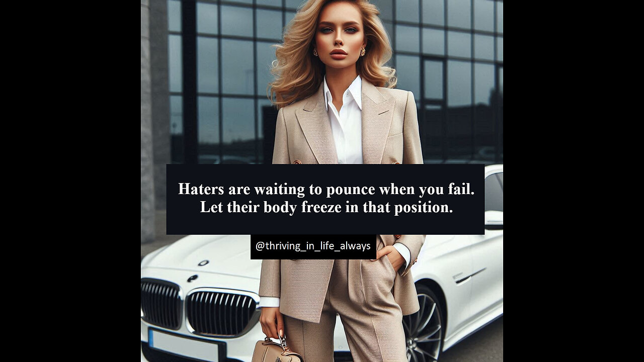 Do this to your haters