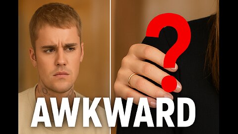 POV: You're Married to Justin Bieber: The Awkward Moment That Proves They’re In Trouble.