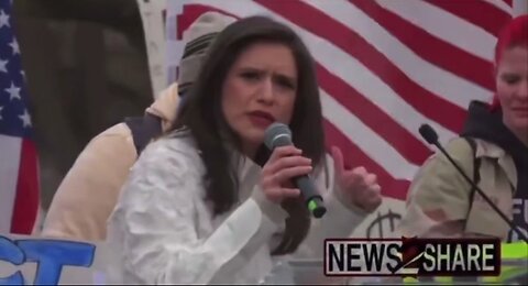 Leftist lunatic says “Get this man out of office or there will be violence”