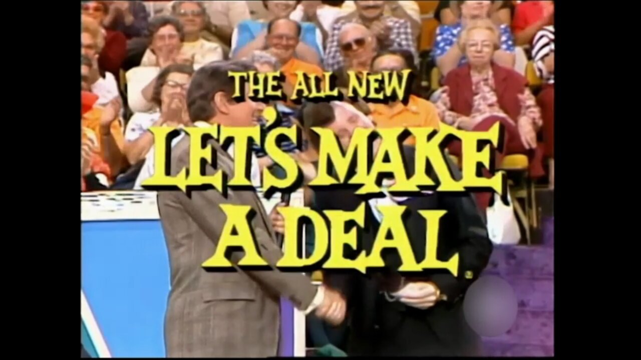 🆕Monty Hall Hosts ~ The ALL NEW Let's Make A Deal (1984) ~ Game Show
