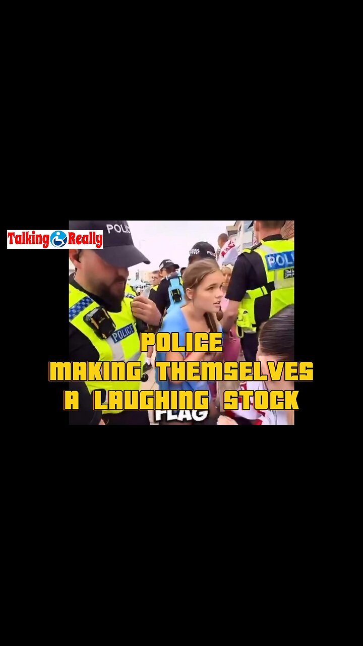 Police are embarrassing themselves arresting people for waving flags