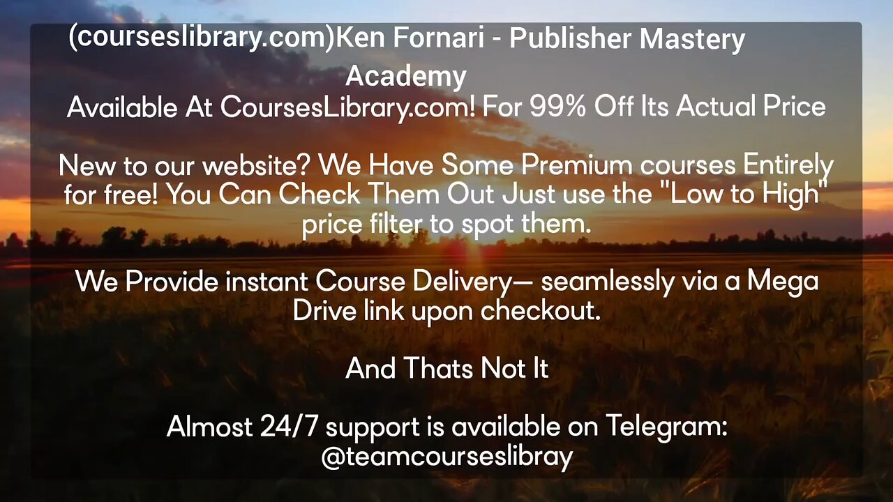 (courseslibrary.com)Ken Fornari - Publisher Mastery Academy