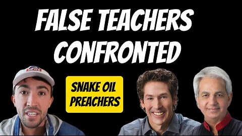 Tyler Oliveira Confronts False Teachers Joel Osteen and Benny Hinn