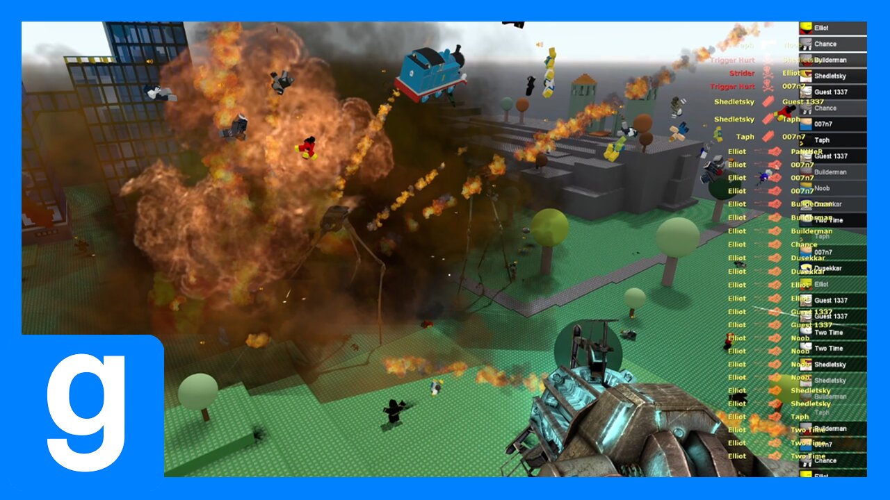 Garry's Mod: My Friend and I Run Tests on the Lambda Players… Chaos Ensues!