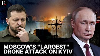 Russia's "Largest Ever" Drone Attack Hits Zelensky Government's Nerve Centre In Kyiv | N18G