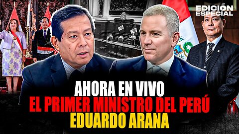 #EnVivo Primer ministro Eduardo Arana en entrevista con Diego Acuña