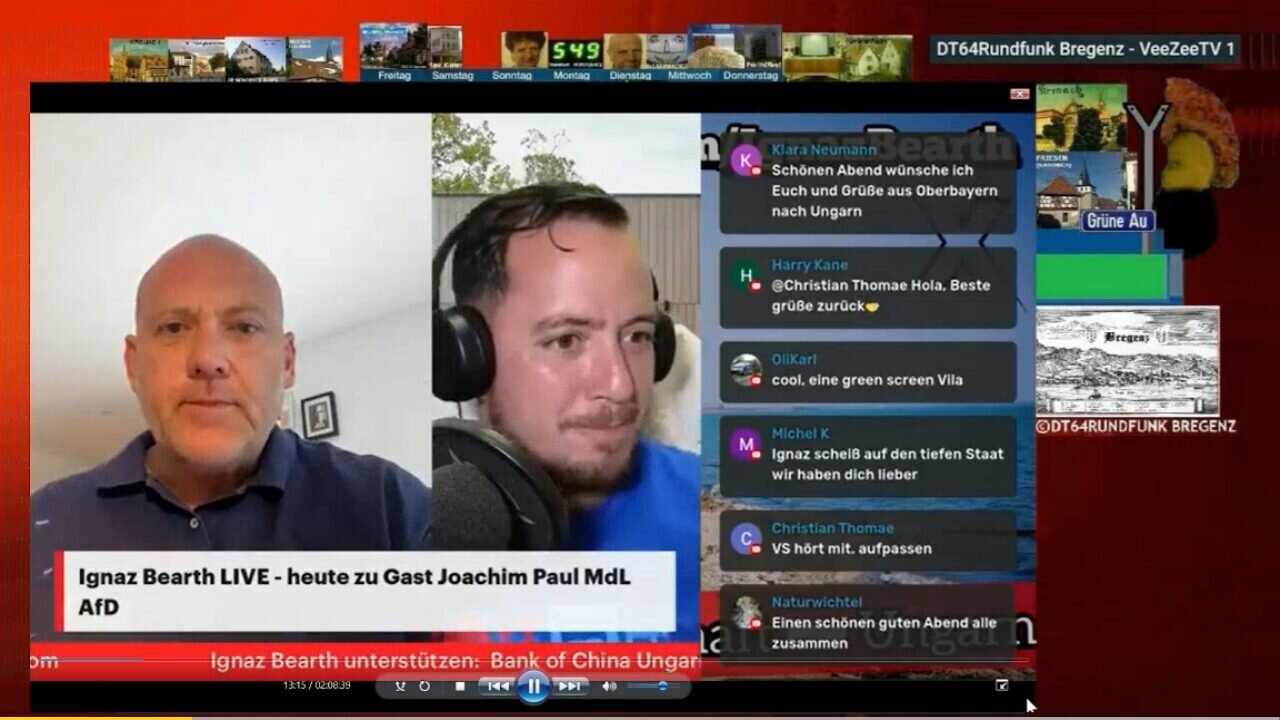 (Mo.11.08.2025 v.21:49 Uhr b.Di.12.08.2025 u.04:20 Uhr)Tagesprogramm