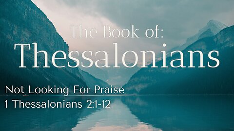 Not Looking For Praise (full version)