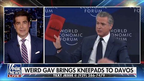 Knee-Pad Newsom is CREEPING everyone out in DAVOS