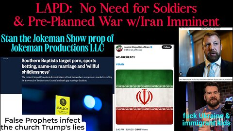 Pre-Planned Conflicts Attacks Wars All Fueled by Misinformation from Trump's False Prophets