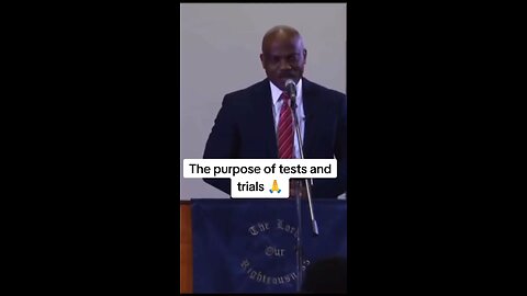 The purpose of tests and trials!