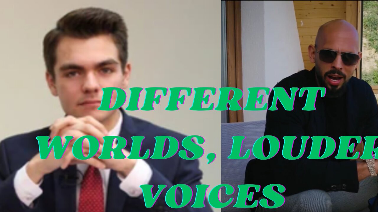 The difference between Andrew Tate and Nick Fuentes is striking.