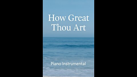 1 Minute 37 Seconds of Worship | How Great Thou Art Piano Solo