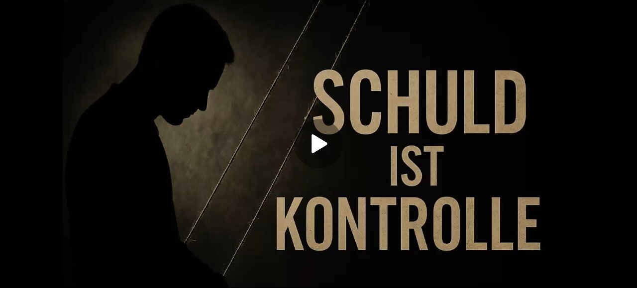Schuld ist kein Gefühl. Sie ist Kontrolle.