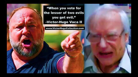 REMINDER Controlled Opposition Alex Jones Jim Fetzer Told Audience Vote For Lesser Of 2 Evils Trump